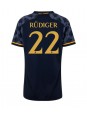 Billige Real Madrid Antonio Rudiger #22 Bortedrakt Dame 2023-24 Kortermet